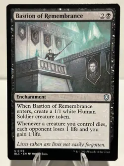 Bastion of Remembrance 179 U Commander: Bloomburrow NM MTG - Image 1
