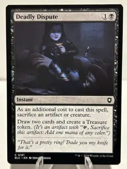 Deadly Dispute 181 C Commander: Bloomburrow NM MTG - Image 1