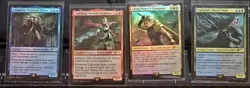 MTG Final Fantasy Costco Promo Cards Foil Cloud & Sephiroth Magic The Gathering - Image 1