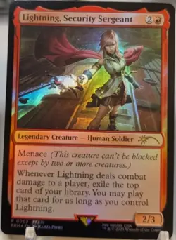 MTG Final Fantasy Costco Promo Cards Foil Cloud & Sephiroth Magic The Gathering - Image 3