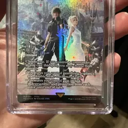 FOIL Blessing of the Oracle Akroma's Will Showcase Final Fantasy MTG CGC 9 Mint - Image 2