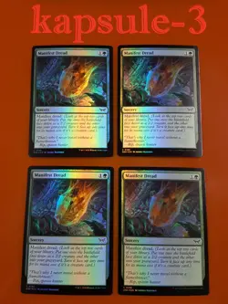 4x Manifest Dread | FOIL | Duskmourn: House of Horror | MTG Magic Cards - Image 1