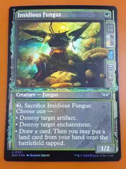 1x Insidious Fungus | FOIL Showcase | Duskmourn: House of Horror | MTG Magic - Image 1