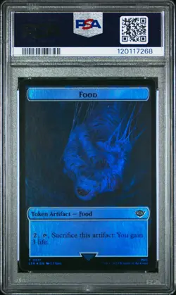 2023 MTG TALES OF MIDDLE-EARTH FOIL FOOD TOKEN-0011/ORC ARMY TOKEN-0006 PSA 9 - Image 2