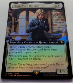 ELENA, TURK RECRUIT Extended Art Foil - Final Fantasy - MTG Magic: the Gathering - Image 2