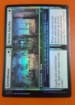 1x Greenhouse & Rickery Gazebo | FOIL | Duskmourn: House of Horror | MTG Magic - Image 1