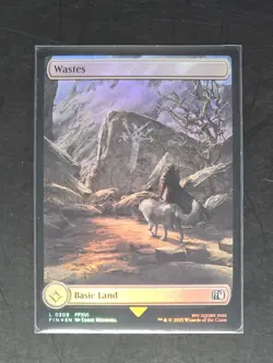 Wastes 0309 Foil Final Fantasy MTG Magic The Gathering NM/M - Image 1