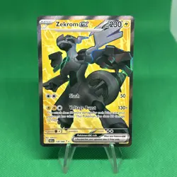 Pokemon TCG Zekrom ex Full Art 158/086 Black Bolt NM English - Image 1