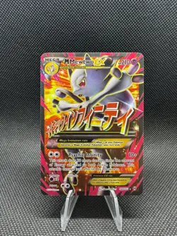 Pokemon XY Breakthrough Mewtwo EX Full Art Ultra Rare Holo Card NM M 160/162 - Image 1