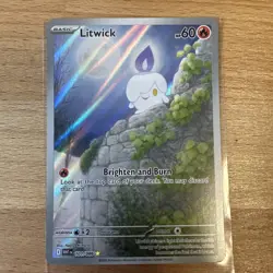 Pokemon White Flare Litwick English 101/086 Illustration Rare Pack Fresh! - Image 1