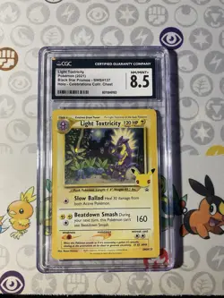 Pokemon Light Toxtricity Black Star Promo #SWSH137 Celebrations 2021 - CGC 8.5 - Image 1