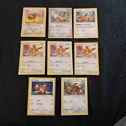 pokemon 8 card eevee bundle - Image 1