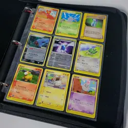 Pokemon Lot Binder Pages Lugia, Shiftry And More Mixed Card Collection - Image 1