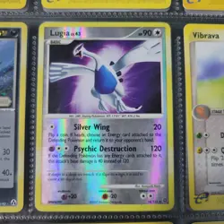 Pokemon Lot Binder Pages Lugia, Shiftry And More Mixed Card Collection - Image 2