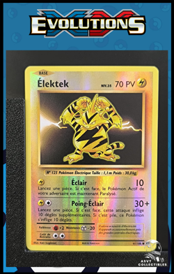 Carte Pokemon Elektek 41/108 Reverse XY12 Evolutions XY FR EXC - Image 1
