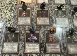 Yugioh Dungeon Dice Monsters DDM Lot Gaia, Orgoth, Mighty Mage, Figures Cards - Image 4