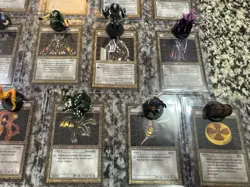 Yugioh Dungeon Dice Monsters DDM Lot Gaia, Orgoth, Mighty Mage, Figures Cards - Image 5