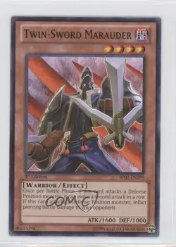 Twin-Sword Marauder 1st Ed. YuGiOh Battle Pack 2: War of the Giants #BP02-EN079 - Image 1