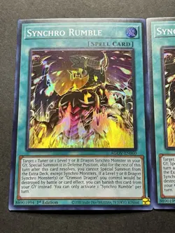 3x Synchro Rumble | AGOV-EN060 | Super Rares | LP | 1st Edition | YuGiOh! - Image 3