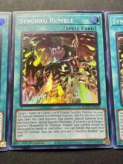 3x Synchro Rumble | AGOV-EN060 | Super Rares | LP | 1st Edition | YuGiOh! - Image 5