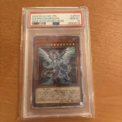 YuGiOh PSA10 Galaxy Eyes Photon Dragon 20th Secret Rare Collector Card - Image 1