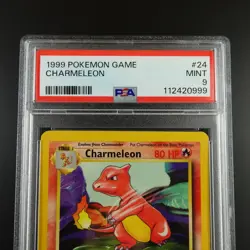 PSA 9 Charmeleon 24/102 Pokemon Base Set 1999 Non Holo Card - Image 2