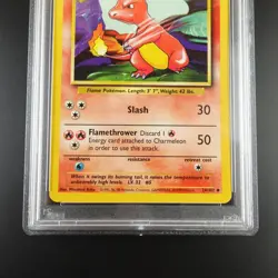 PSA 9 Charmeleon 24/102 Pokemon Base Set 1999 Non Holo Card - Image 3