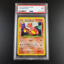 PSA 9 Charmeleon 24/102 Pokemon Base Set 1999 Non Holo Card - Image 1