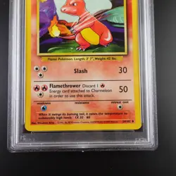 PSA 9 Charmeleon 24/102 Pokemon Base Set 1999 Non Holo Card - Image 3