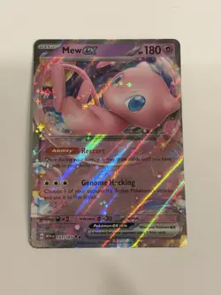 Mew ex 151/165 Double Rare 151 Set Pokemon Card NM - Image 1