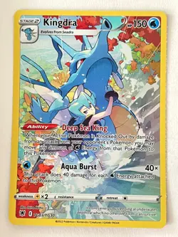 Kingdra TG03/TG30 Trainer Gallery Full Art Astral Radiance Pokemon Near Mint NM - Image 4