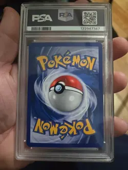 Pokemon Neo Genesis 2000 1 St Edition Typhlosion Holo Rare Card PSA 9 Mint - Image 2