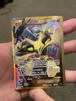 Alakazam EX 125/124 Fates Collide Secret Rare Pokemon Card - Image 1