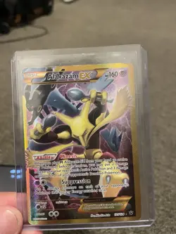 Alakazam EX 125/124 Fates Collide Secret Rare Pokemon Card - Image 3