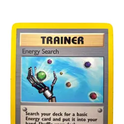 Pokemon Energy Search Trainer Card 59/62 1999 Wotc Rare Vintage Card - Image 3