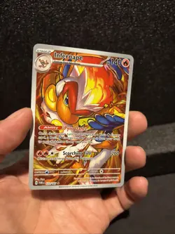 Infernape 173/167 Sv06: Twilight Masquerade Holo Pokemon Card Near Mint - Image 4