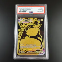 PSA 10 Pikachu Vmax TG29/TG30 Pokemon Lost Origin Holo Full Art Graded Card - Image 1