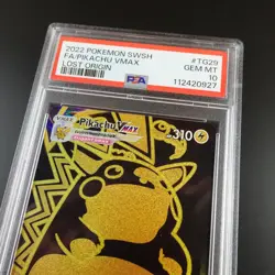 PSA 10 Pikachu Vmax TG29/TG30 Pokemon Lost Origin Holo Full Art Graded Card - Image 2