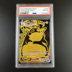 PSA 10 Pikachu Vmax TG29/TG30 Pokemon Lost Origin Holo Full Art Graded Card - Image 1