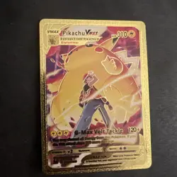 Pikachu Vmax Gigantamax Gold Foil Display Card TG17/TG30 M/NM - Image 1