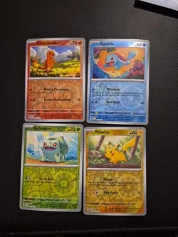 Costco 151 Mini Tin Promo Cards 4× Cosmo Reverse Holo Card Set Pokemon TCG NM - Image 1