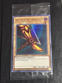 Left Leg of the Forbidden One LART-EN003 Ultra Rare Limited SEALED Yugioh Card - Image 1