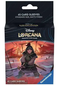 2 - Mulan & SISU Card Sleeves (65) Disney Lorcana TCG Rise of the Floodborn - Image 2