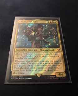 MTG Tifa, Martial Artist (Surge Foil) Commander: Final Fantasy 225 FF7 FFVII NM - Image 2