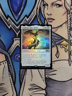 1x Sephara, Sky's Blade FOIL - NM/M Core Set 2020 M20 MTG Magic the Gathering - Image 1