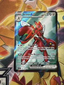 Scizor ex 195/162 Sv05: Temporal Forces Baby Shiny Pokemon TCG Holo | NM - Image 1