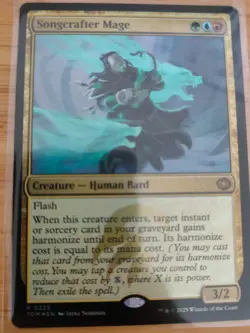 MTG Songcrafter Mage (FOIL) 0225 Tarkir: Dragonstorm M/NM Free UK P&P - Image 1
