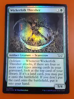 1x Wickerfolk Thresher | FOIL | Duskmourn: House of Horror | MTG Magic Cards - Image 1