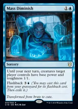 Mass Diminish - Near Mint MTG Commander 2019 - Image 1