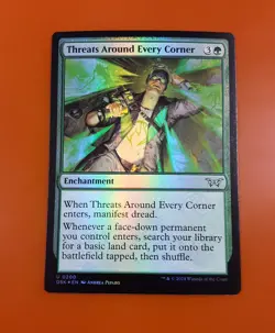 1x Threats Around Every Corner | FOIL | Duskmourn: House of Horror | MTG Magic - Image 3